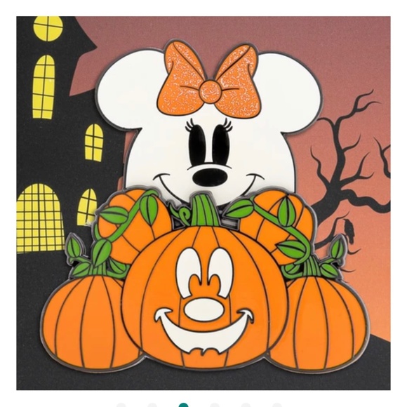 Longefly‎ Disney Ghost Minnie Glow in the Dark Mini Backpack, Wallet, Ears & Pin main image 4